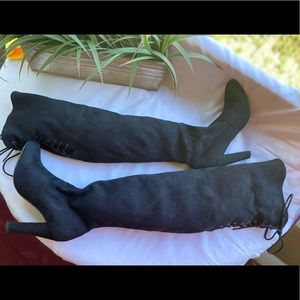 Steve Madden OTK Boots; Stuart Weitzman Dupe 9.5